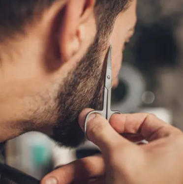 Full beard trim and shaping service variation